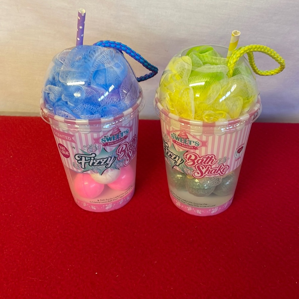 M.C.Sweets Bath Delights Fizzy Bath Shake lot of 2